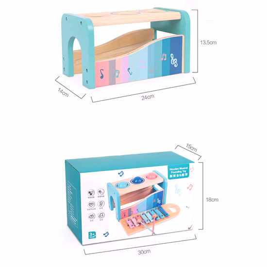 幼児用ミュージカル、モンテッソーリ知育玩具、子供用木製玩具